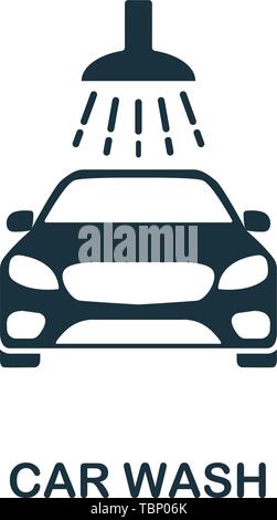 Car Wash icon. Creative element design from icons collection. Pixel perfect Car Wash icon for web design, apps, software, print usage Stock Vector