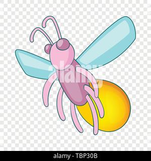 Firefly icon, cartoon style Stock Vector