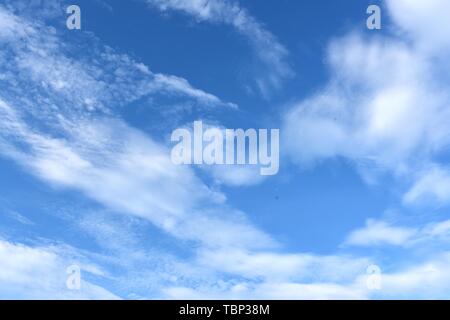 Blue Sky White Cloud Stock Photo