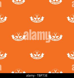 Saw tool pattern vector orange Stock Vector