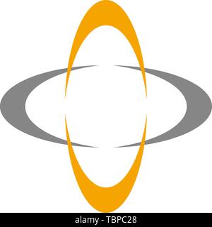 Abstract vector sign template illustration Stock Vector