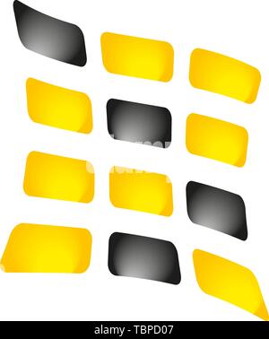 Abstract vector sign template illustration Stock Vector