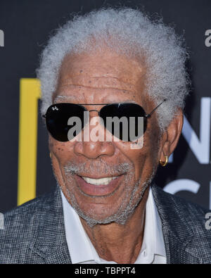 Los Angeles, United States. 02nd June, 2019. LOS ANGELES, CALIFORNIA, USA - JUNE 02: Actor Morgan Freeman arrives at the National Geographic's Contenders Showcase held at The Greek Theatre on June 2, 2019 in Los Angeles, California, United States. ( Credit: Image Press Agency/Alamy Live News Stock Photo