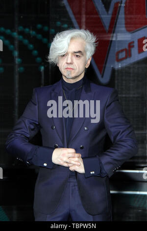 Milan, Italy. 03rd June, 2019. Milan, presentation of the final of the talent show 'The Voice of Italy 2019' broadcast on RaiDue. In the photo: Morgan Credit: Independent Photo Agency/Alamy Live News Stock Photo