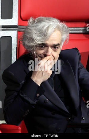 Milan, Italy. 03rd June, 2019. Milan, presentation of the final of the talent show 'The Voice of Italy 2019' broadcast on RaiDue. In the photo: Morgan Credit: Independent Photo Agency/Alamy Live News Stock Photo