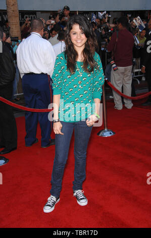 LOS ANGELES, CA. September 23, 2007: Selena Gomez at the world premiere of 'The Game Plan' at the El Capitan Theatre, Hollywood. © 2007 Paul Smith / Featureflash Stock Photo