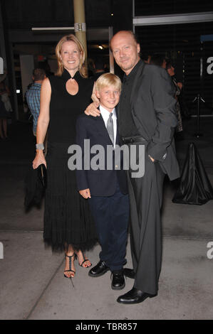 Paul Haggis with Wife Deborah Rennard and Son James at the Los Angeles ...