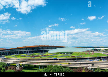 Beijing Capital International Airport Terminal T3 Stock Photo