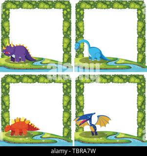 dinosaur border paper