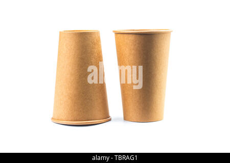 Cowhide paper cup Stock Photo