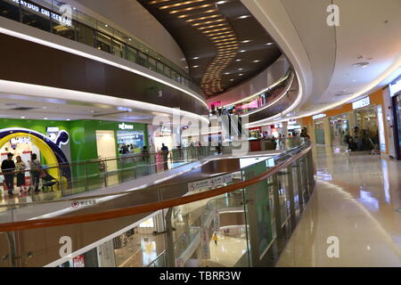 Maoming Landmark Construction City Complex Donghui City Shopping Center Stock Photo