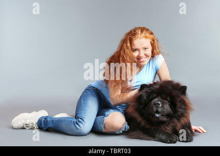 blond chow chow