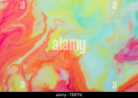 Abstract background of colored propylene pigment formation Stock Photo