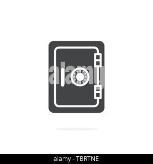 Safe icon on white background Stock Vector