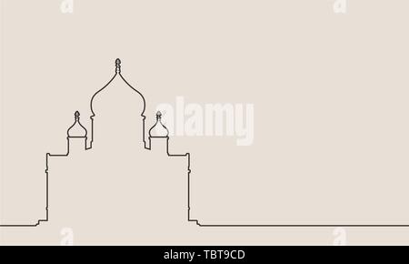 Cathedral of Christ the Savior Stock Vector