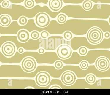 Vector illustration. Seamless circles background in lineal group. Soft background. Stock Vector