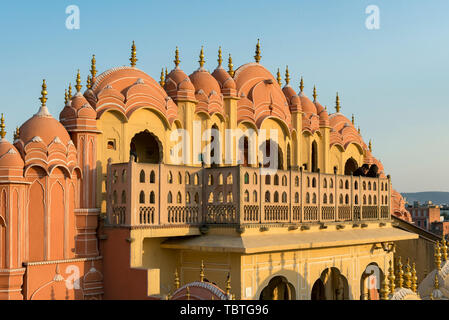 Top floor inside Hawa Mahal (Palace of Winds), Jaipur, Rajasthan, India Stock Photo