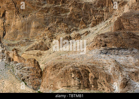 Himalaya mountains rocky surface textrure background Stock Photo