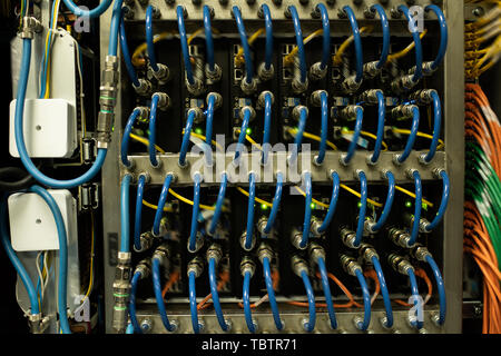 Supercomputer of database server Stock Photo