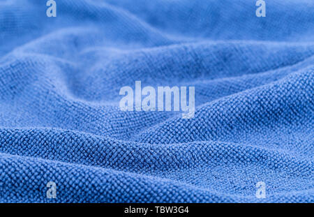 crumpled fabric background and texture. Abstract background, empty template. Selective focus Stock Photo