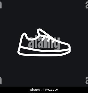 Sneakers icon vector sign symbol Stock Vector