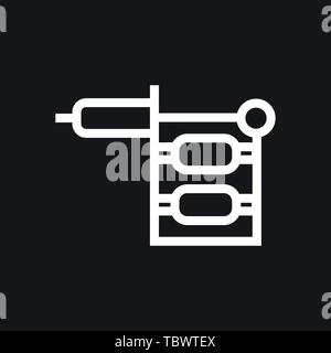 Tattoo Machine Icon vector sign symbol Stock Vector
