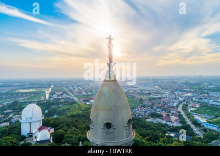 Shanghai Sheshan Catholic Church Sculpture Stock Photo