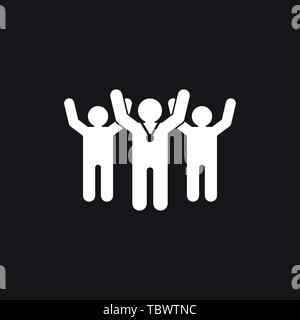 Team icon vector sign symbol Stock Vector