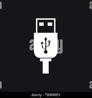 Usb icon vector sign symbol Stock Vector