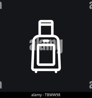 Travel bag icon vector sign symbol Stock Vector