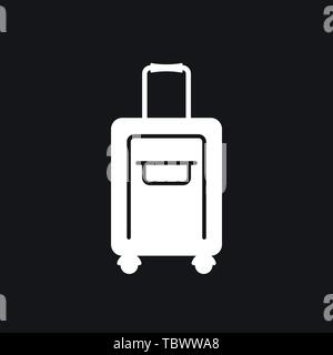 Travel bag icon vector sign symbol Stock Vector
