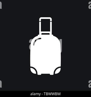 Travel bag icon vector sign symbol Stock Vector