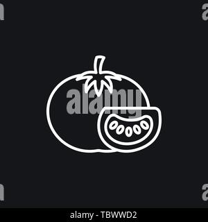 Vegetables Icon vector sign symbol Stock Vector