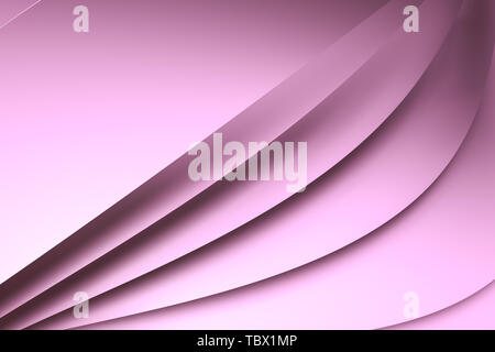 Three-dimensional rendering, pink flow background Stock Photo