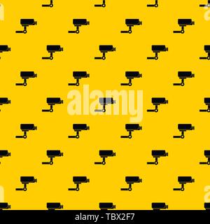 CCTV camera pattern vector Stock Vector