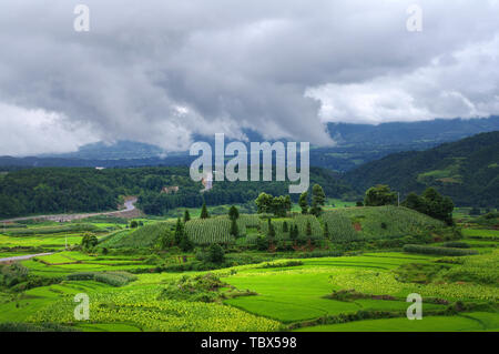 Tengchong pastoral scenery Stock Photo