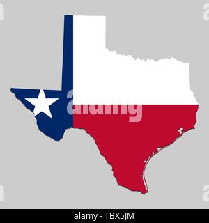 Texas map vector illustration Stock Vector Image & Art - Alamy