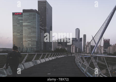 Seoul, South Korea – 13 May 2017 : cityscape of Seoul with Suetang Bridge view and modern buildings Stock Photo