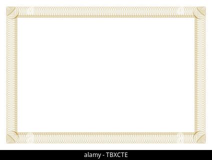 Download Blank Certificate Border Ready add Text Stock Vector Image ...