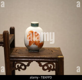 Ming and Qing snuff bottles Stock Photo