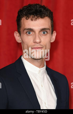 LONDON, UK. June 01, 2019: Luke Jerdy arriving for The British Soap Awards 2019 at the Lowry Theatre, Manchester. Picture: Steve Vas/Featureflash Stock Photo