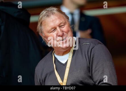 May 30, 2019: Regensburg, Continental Arena: Football Laender match Women: Germany - Chile: Horst Hrubesch as a visitor to the Tribune. Photo: Thomas Eisenhuth | usage worldwide Stock Photo