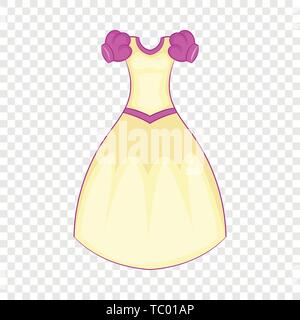 transparent princess dress cartoon