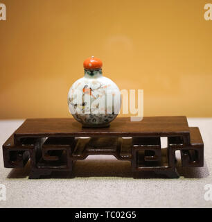 Ming and Qing snuff bottles Stock Photo