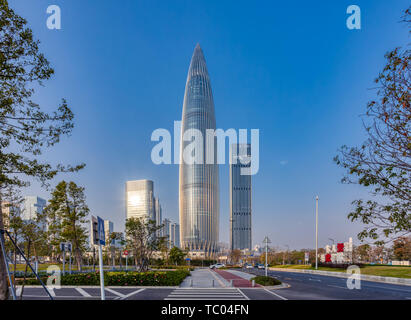 China Resources Building, Nanshan District, Shenzhen Stock Photo