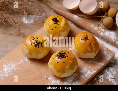 egg yolk crisp Stock Photo