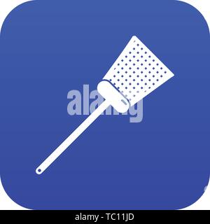 Swatter icon blue vector Stock Vector