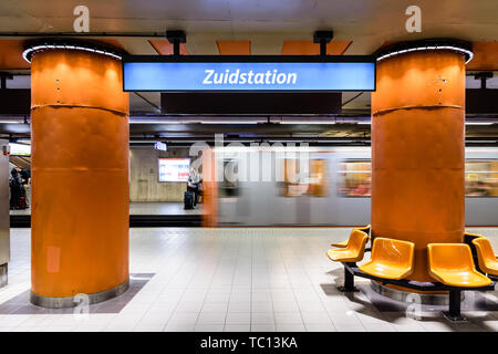 Belgium, Brussels, Metro Station Gare Du Midi Stock Photo: 70292903 - Alamy