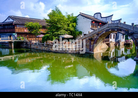 Jiaxing moon river historical block Stock Photo