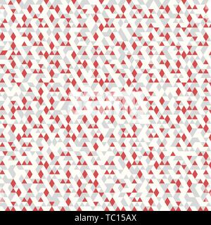 Abstract red white gray color triangle pattern decoration background. You can use for pattern decoration design, artwork, template design, cover. Stock Vector